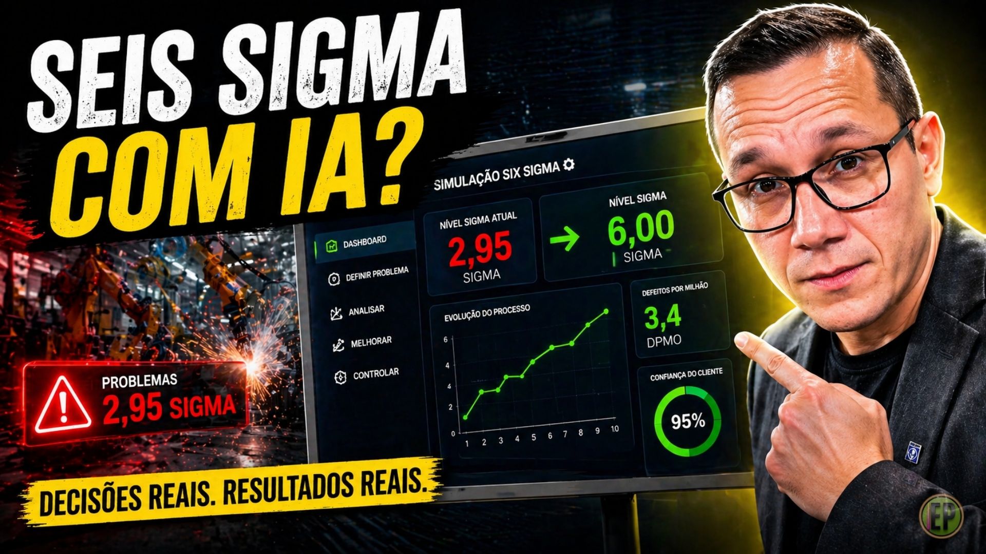 Six Sigma com Inteligência Artificial aplicada à Engenharia de Produção