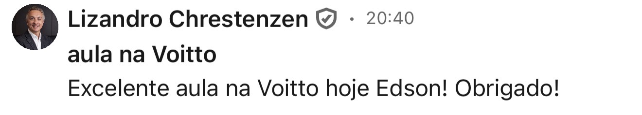 Depoimento sobre palestra de Inteligência Artificial