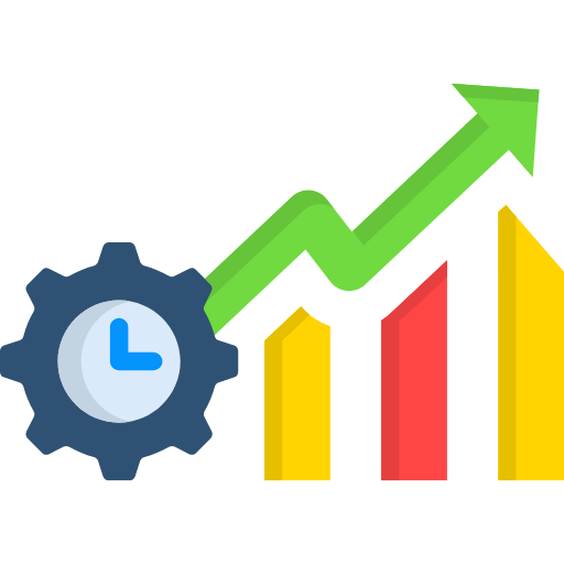Ícone de ferramentas de inteligência artificial e produtividade