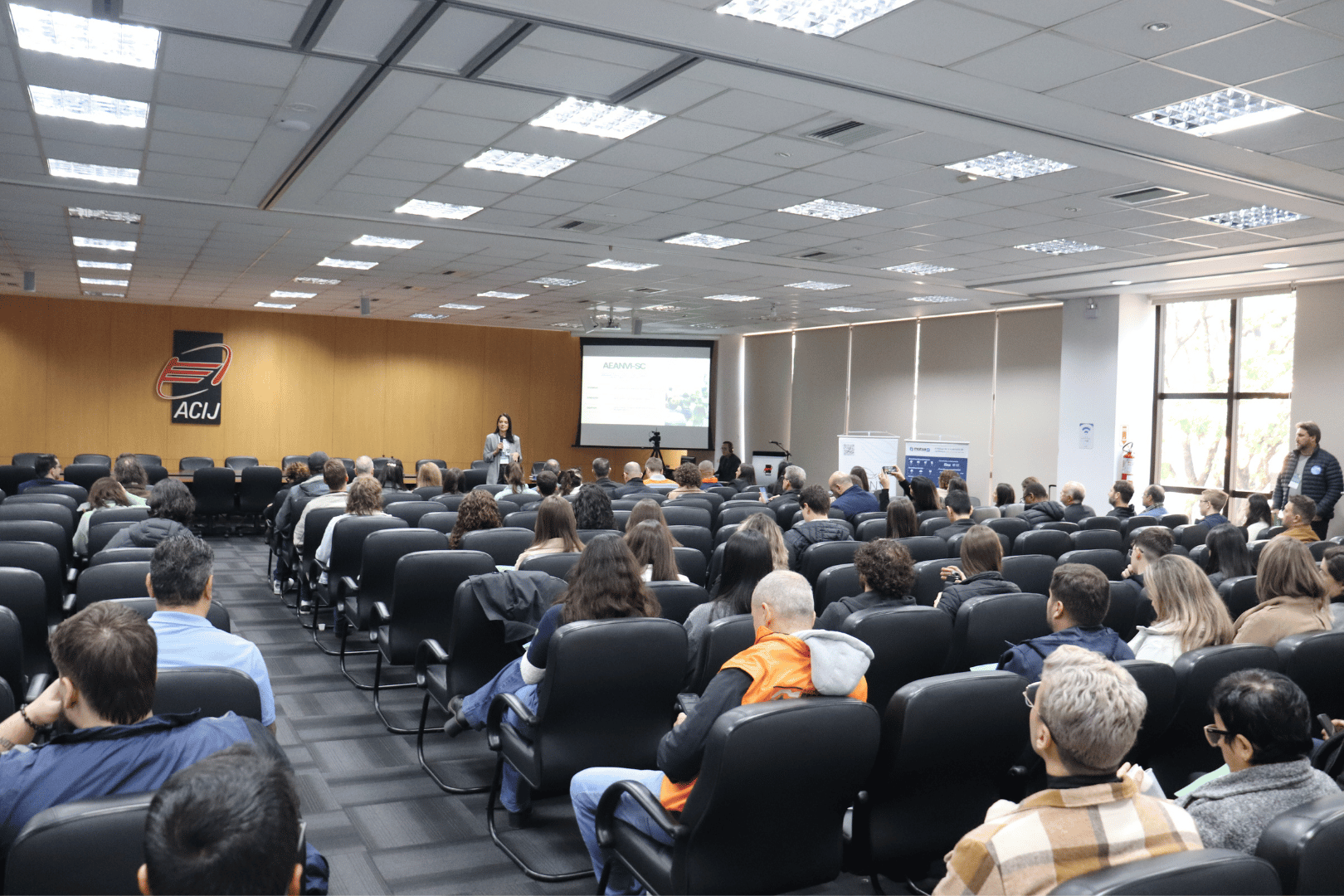 Fórum Ambiental na ACIJ em Joinville sobre clima e sustentabilidade