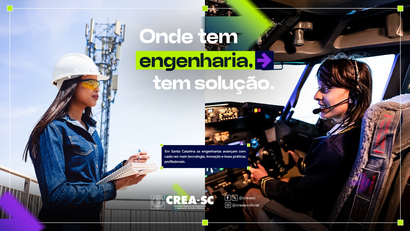 CREA-SC representa profissionais da Engenharia e Agronomia catarinense