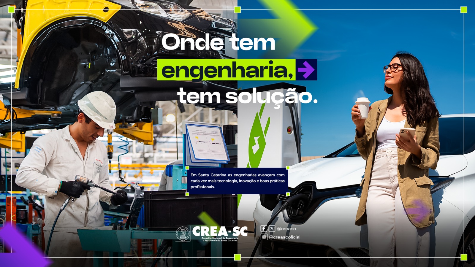 Inovação e Engenharia na campanha do CREA-SC
