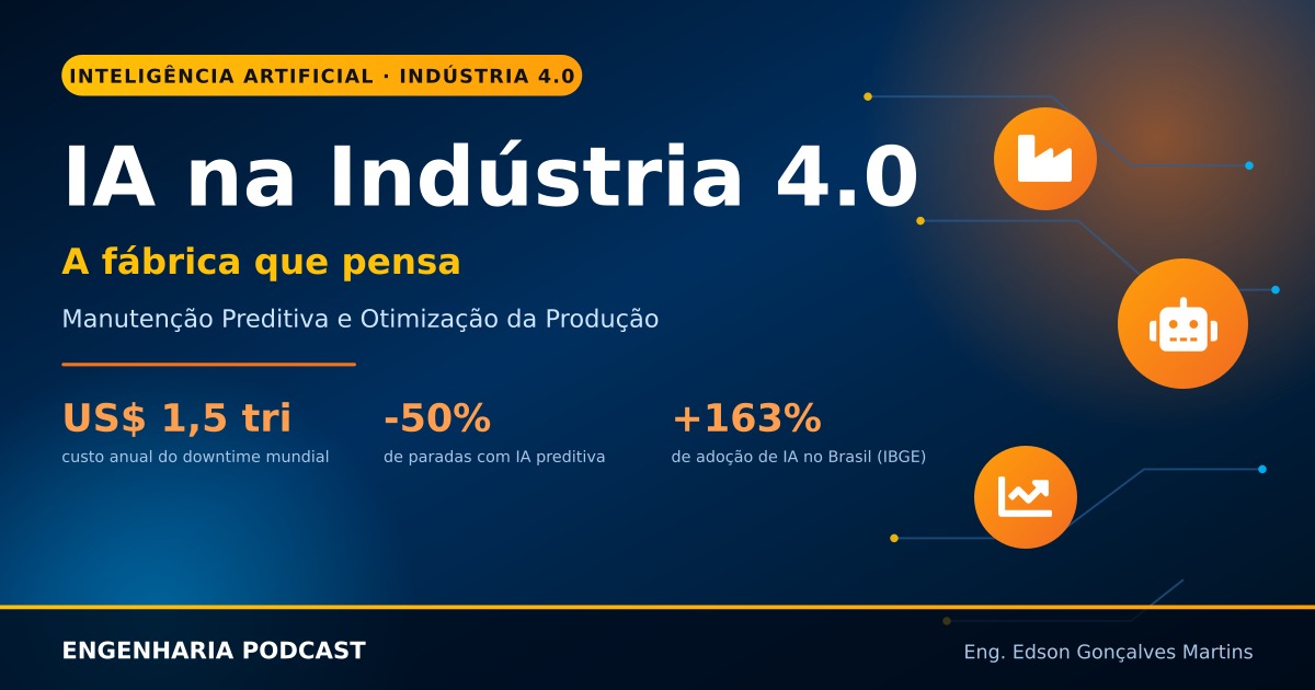 IA na Indústria 4.0: manutenção preditiva e otimização da produção