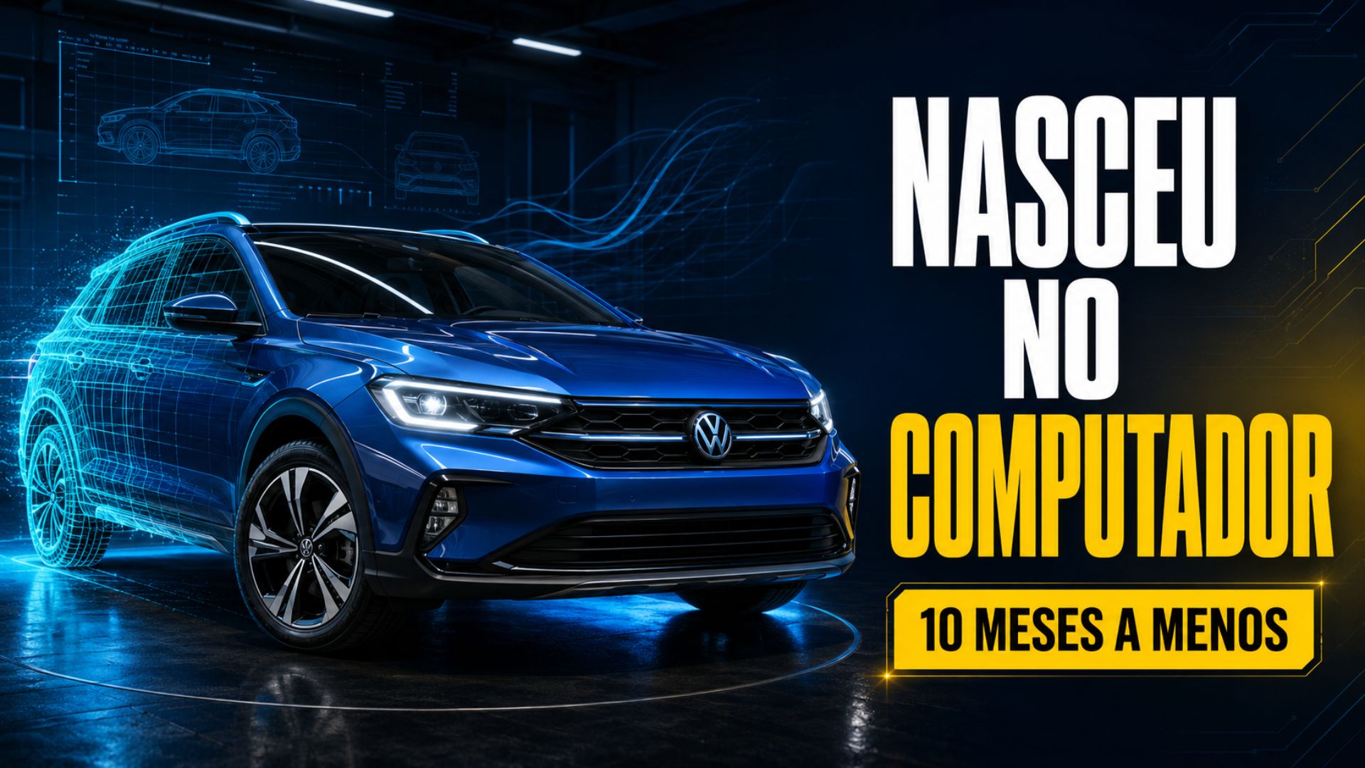 Volkswagen Nivus desenvolvido com engenharia virtual e simulação CAE no Brasil