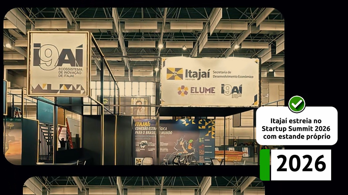 Ecossistema de inovação de Itajaí no Startup Summit 2026