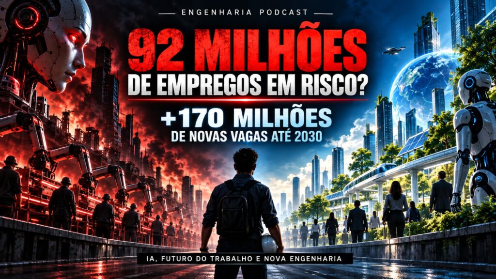 170 milhões de novas vagas até 2030: como IA está mudando o futuro do trabalho e da engenharia