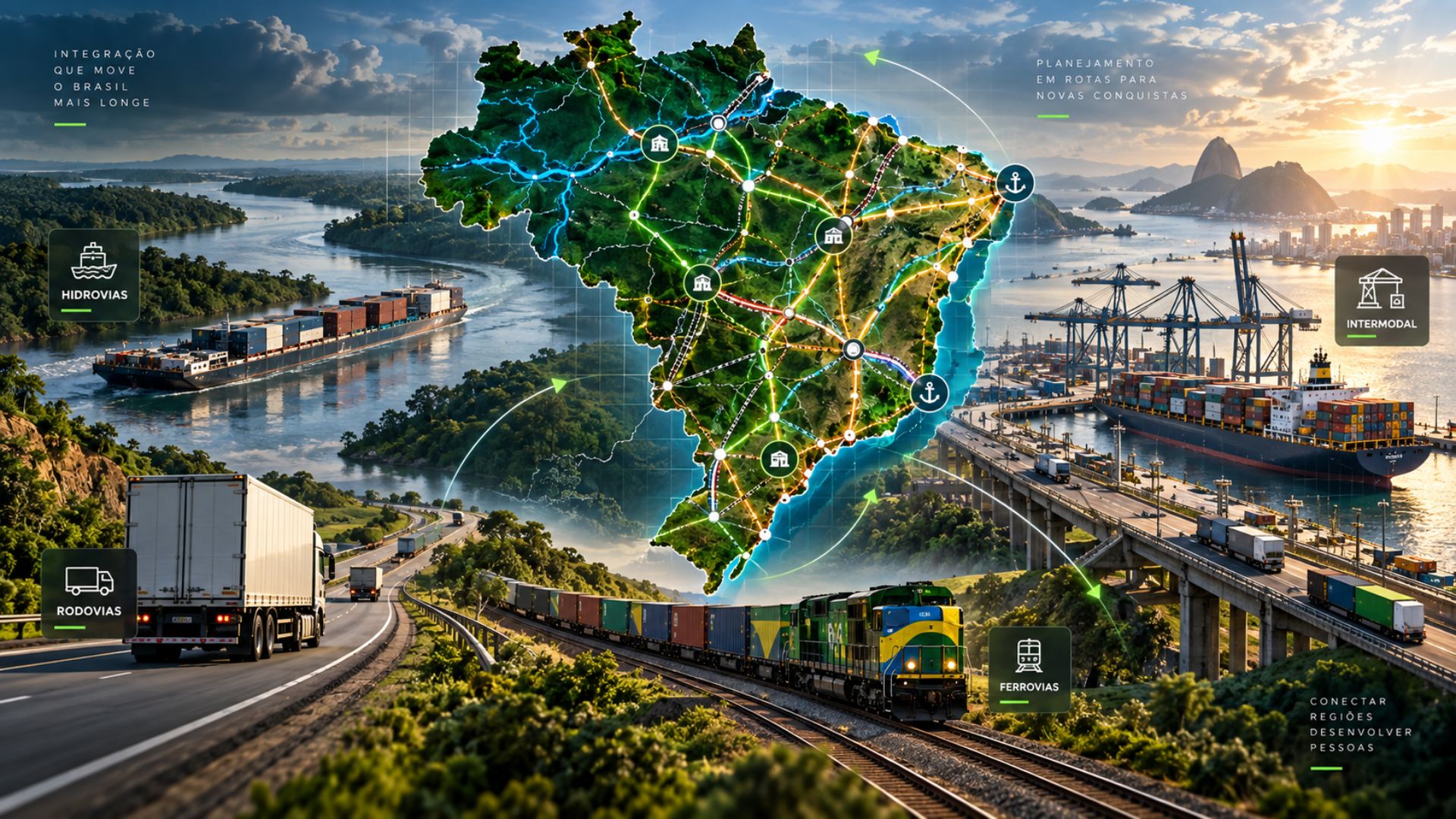 Investimento em logística no Brasil dentro do planejamento do PNL 2050